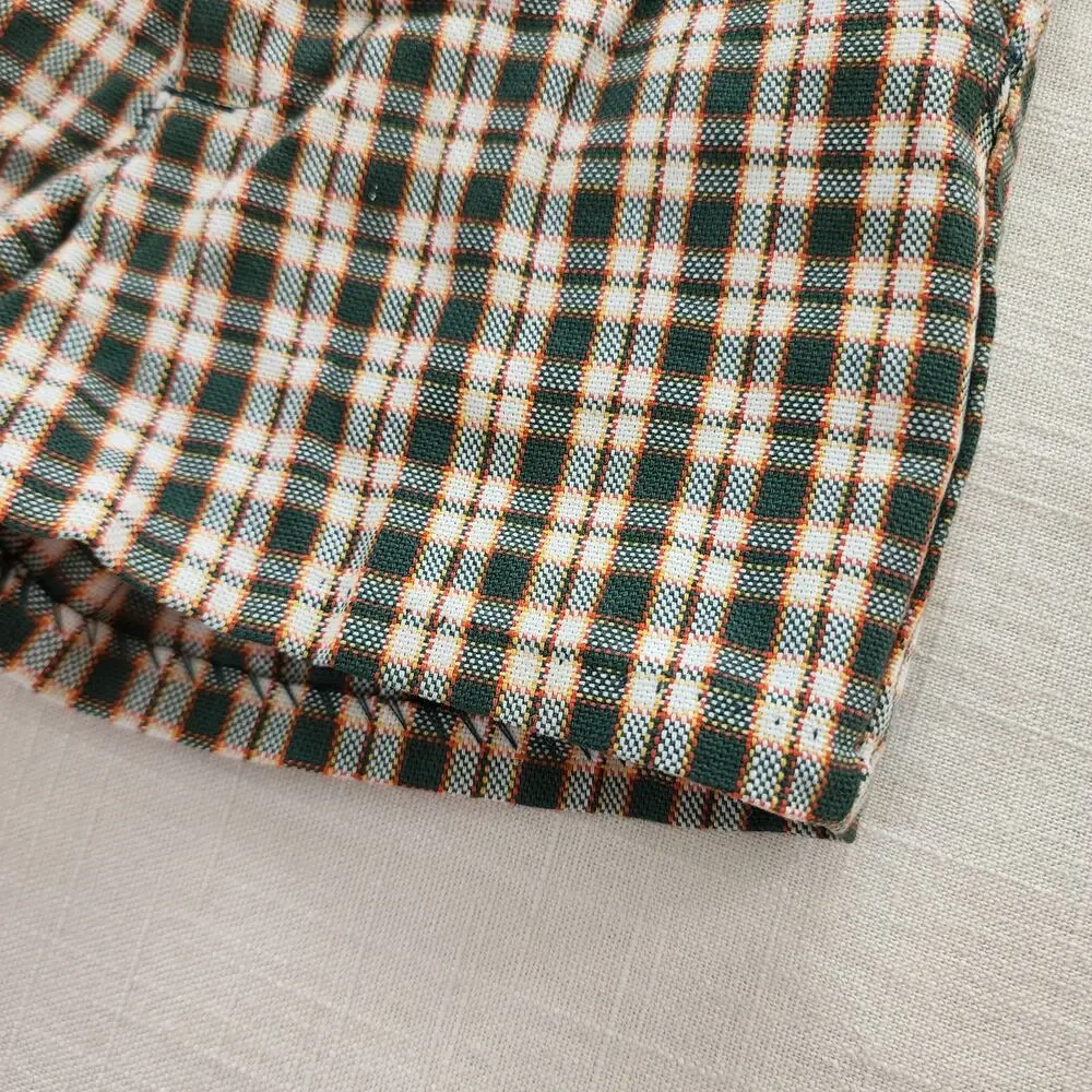 Vintage 70s Plaid Shorts 4t